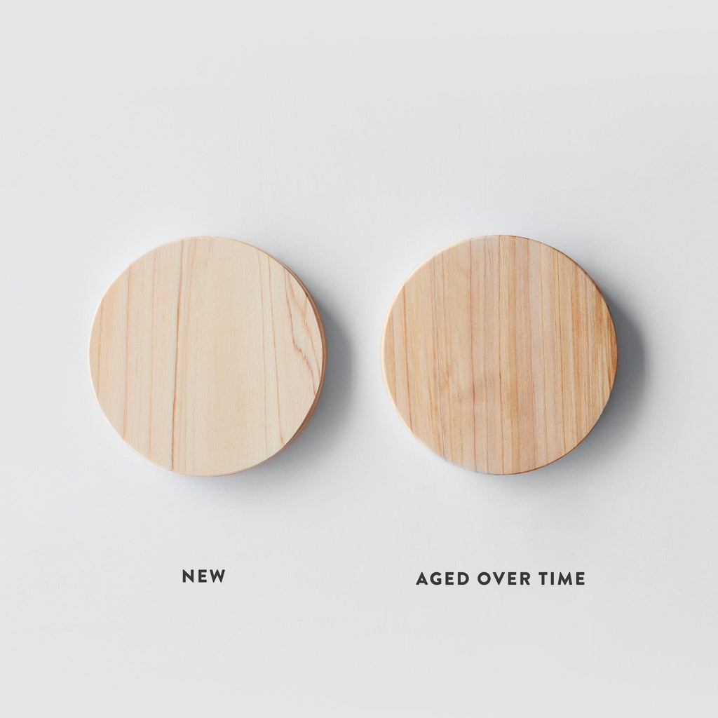 Hinoki Wood Side Table