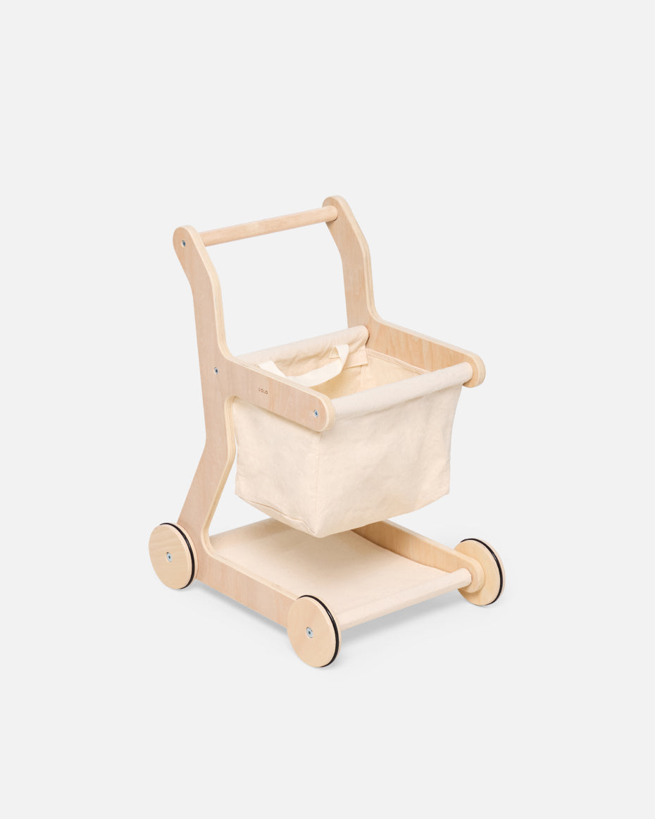 The Play Kitchen + Fridge + Shopping Cart
